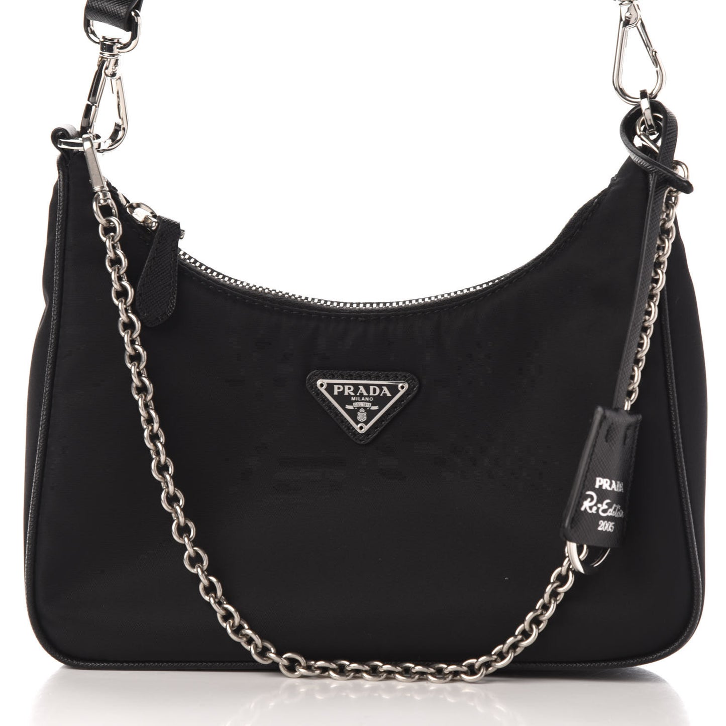 Nylon Re-Edition 2005 Shoulder Bag Black