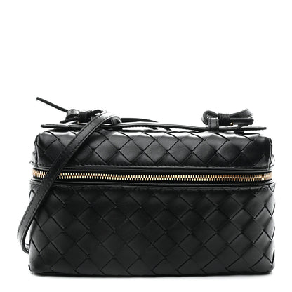 Bottega Veneta Calfskin Intrecciato Bang Bang Vanity Case Black 1 of 19