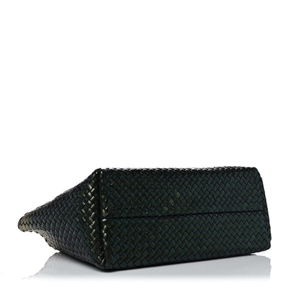 Bottega Veneta Iridescent Scarabee Intrecciato Medium Cabat 5 of 15