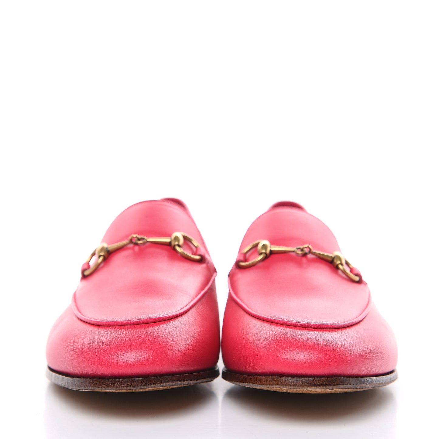 Lambskin Womens Brixton Horsebit Loafers 38.5 Hot Pink