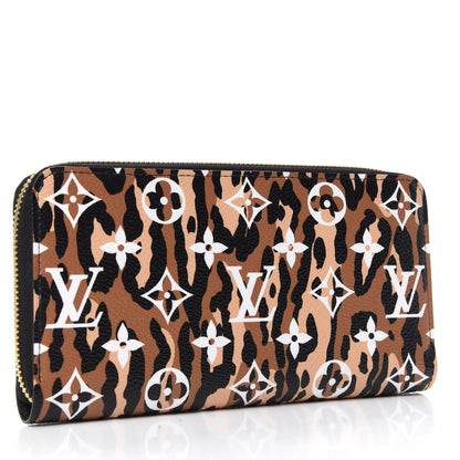 Louis Vuitton Monogram Giant Jungle Zippy Wallet Black 3 of 7