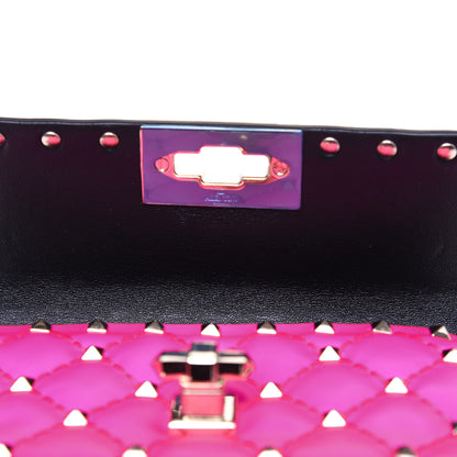 Valentino Garavani Calfskin Mini Rockstud Spike Shoulder Bag Azalea 10 of 12