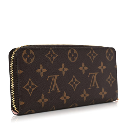 Louis Vuitton Monogram Clemence Wallet Rose Ballerine 3 of 9