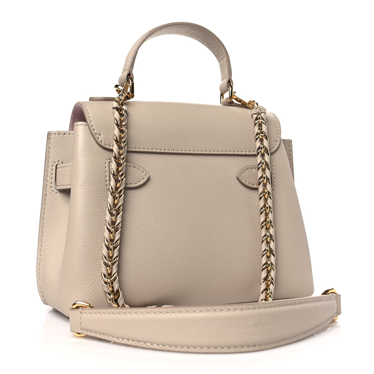 Soft Calfskin Mini Lockme Ever Greige