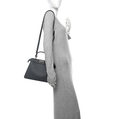 Fendi Cuoio Romano Selleria Chamois Small Peekaboo I SEE U Satchel Tempesta 2 of 10