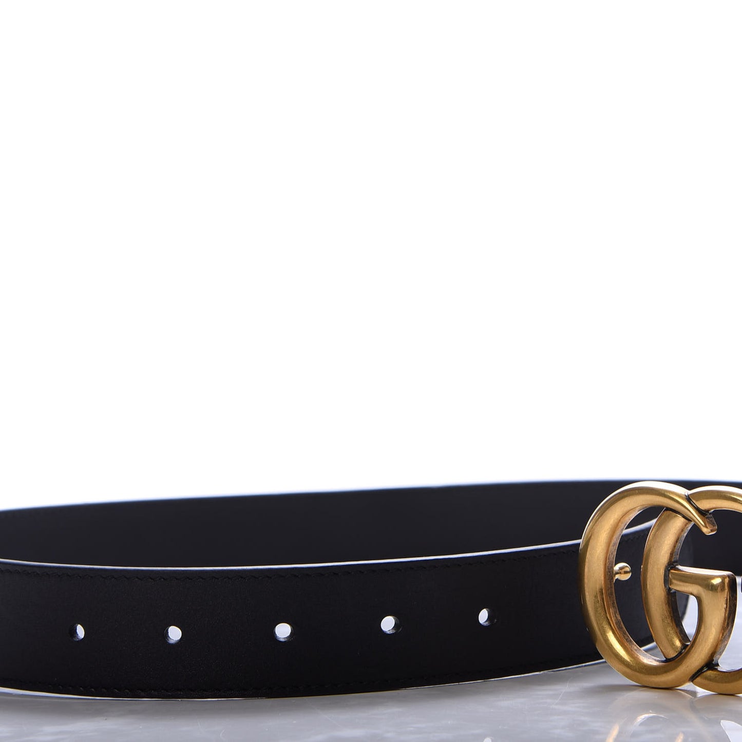 Calfskin Double G 30mm Belt 75 30 Black