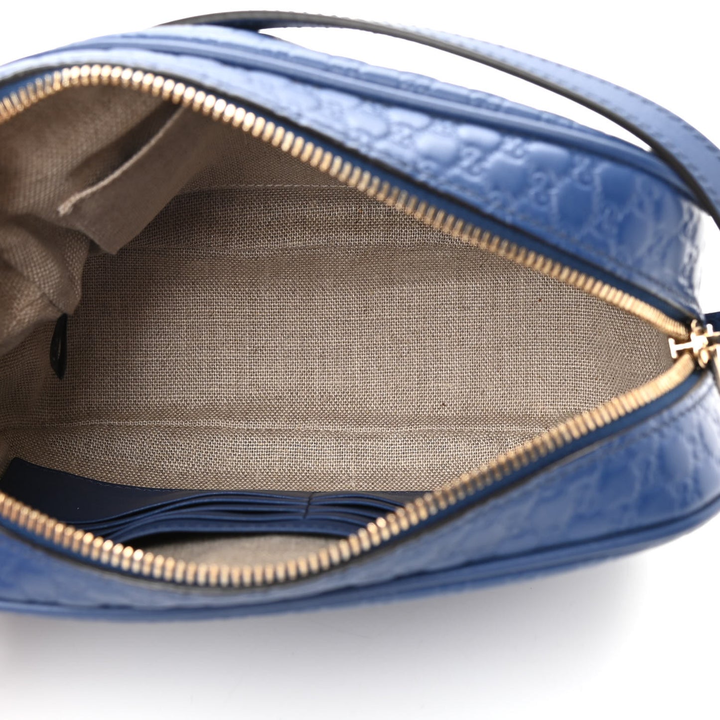 Soft Microguccissima Mini Bree Messenger Bag Caspian