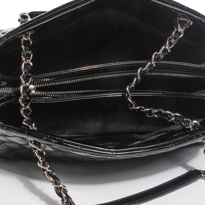 Chanel Patent Quilted Medium Just Mademoiselle Black 7 of 7