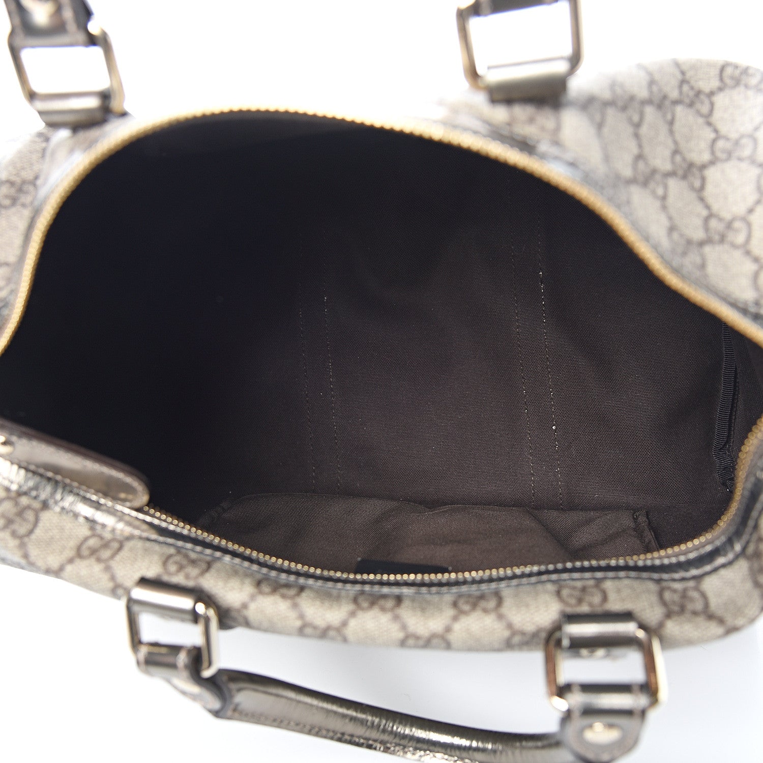 Gucci GG Plus Monogram Medium Joy Boston Dark Brown 4 of 12