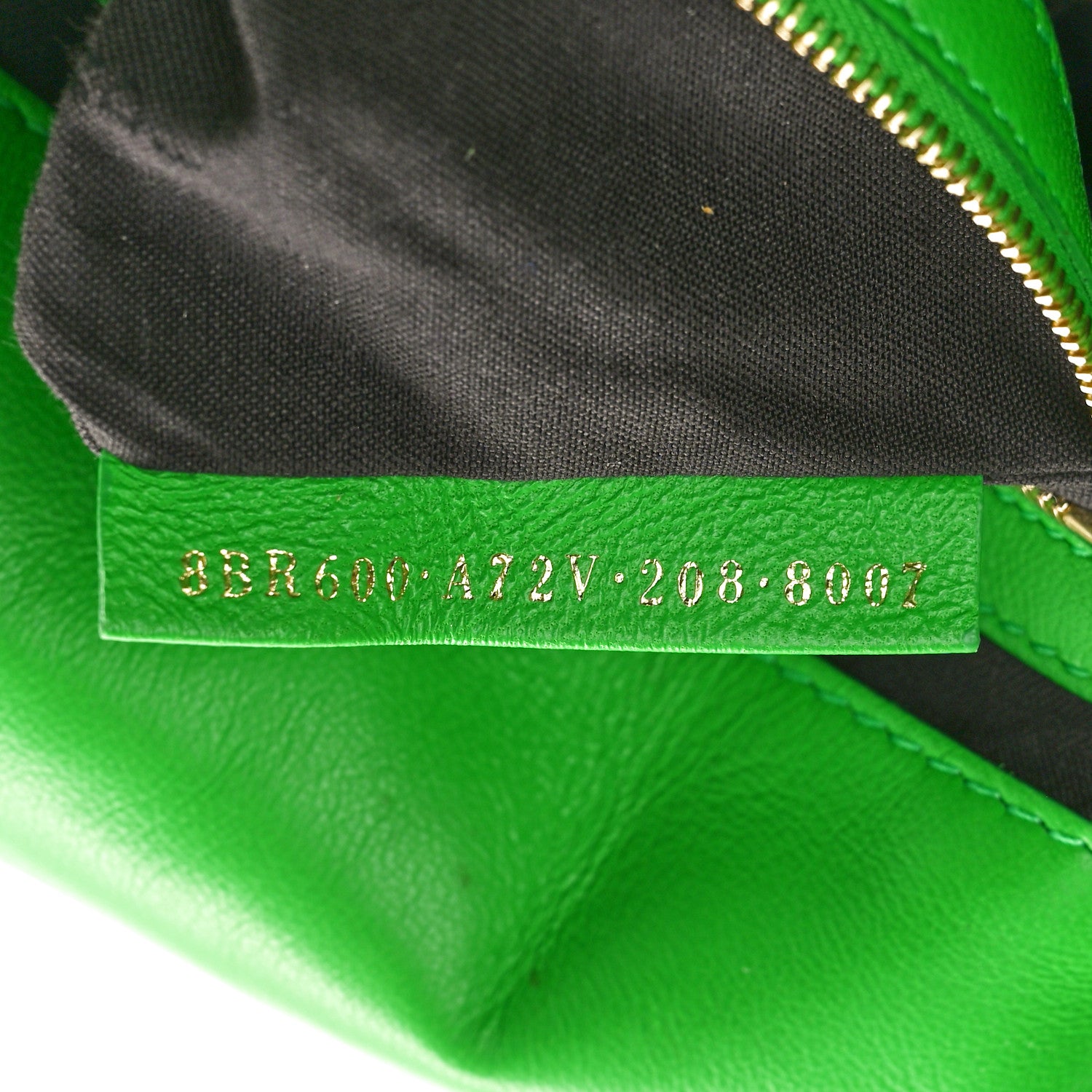 Fendi Nappa FF 1974 Embossed Baguette Tomatillo 7 of 10