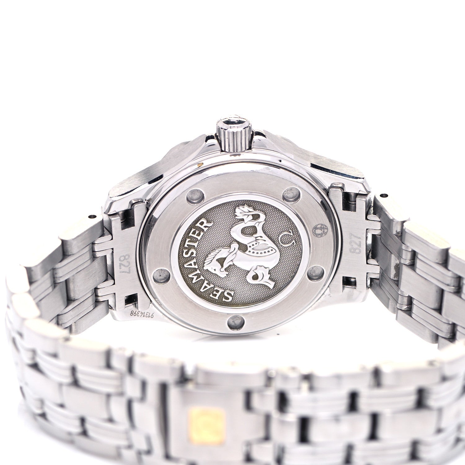 Omega Stainless Steel 28mm Seamaster Diver 300M Quartz Watch Blue 2224.80.00 4 of 5
