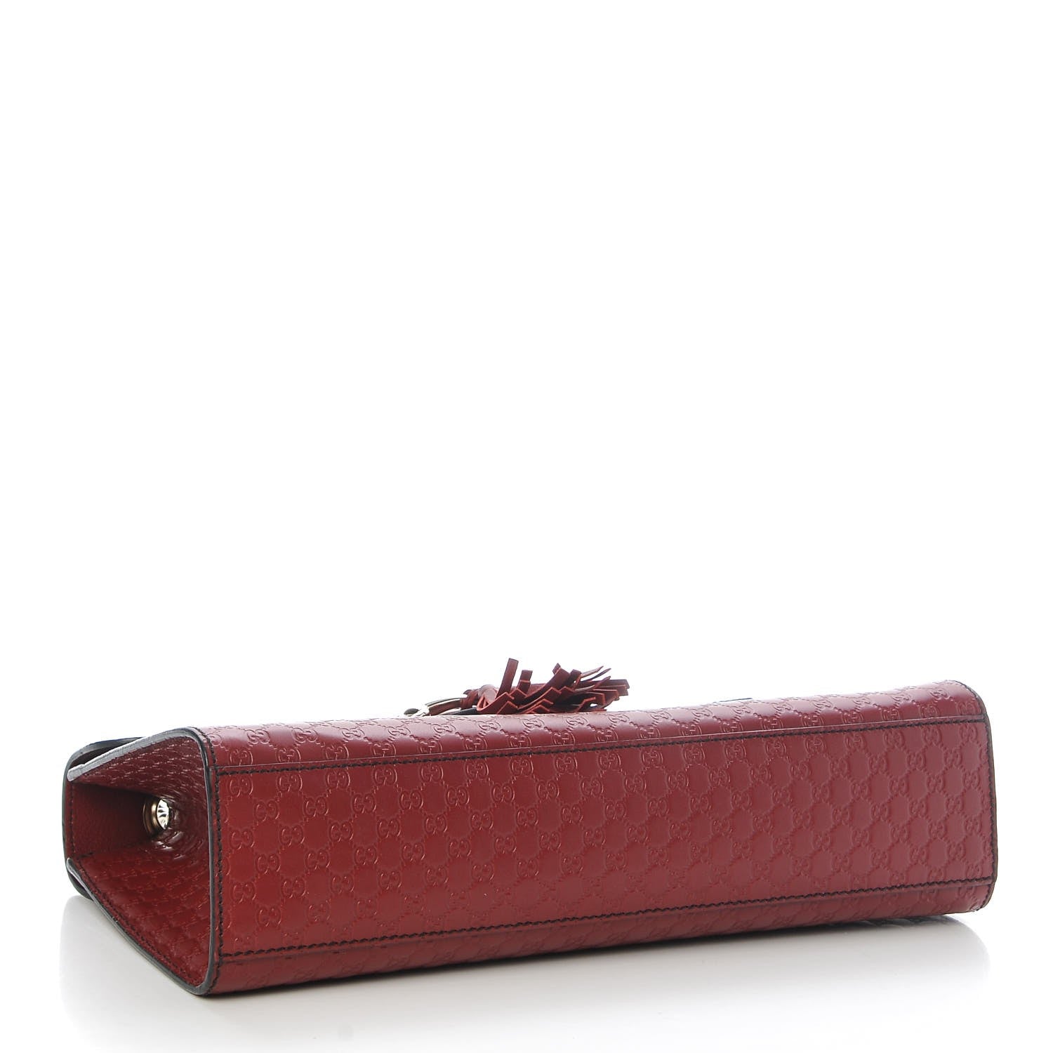 Gucci Microguccissima Medium Emily Chain Shoulder Bag Red 4 of 7