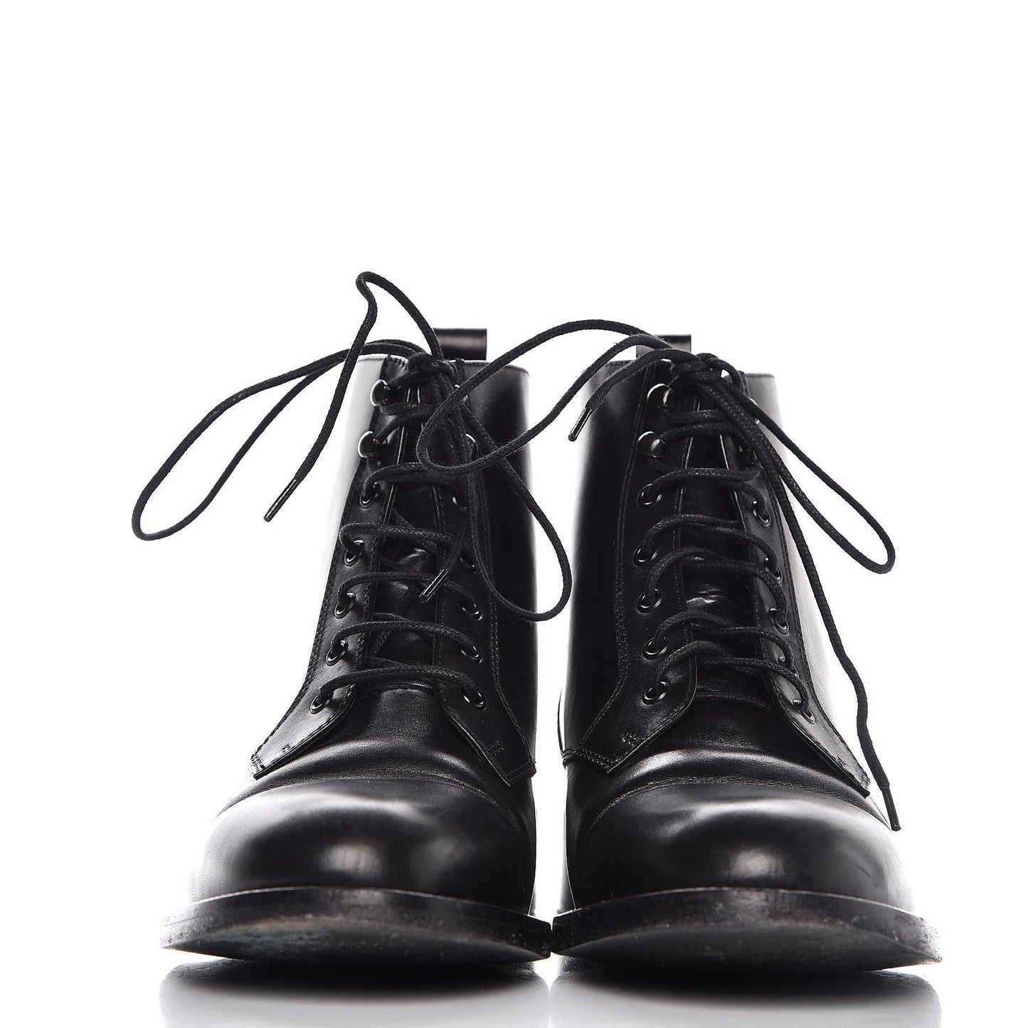 Smooth Calfskin Ankle Boots 37 Black
