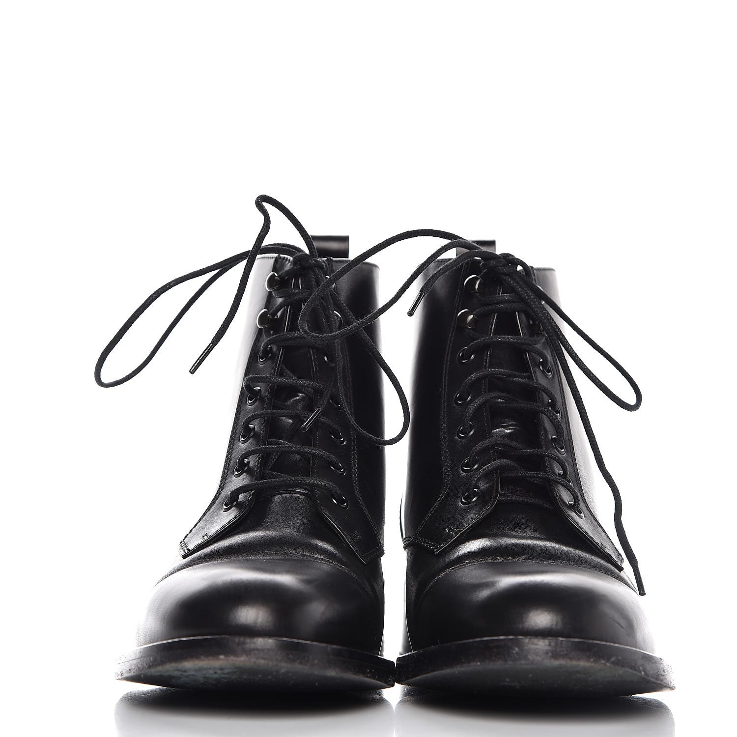 Saint Laurent Smooth Calfskin Ankle Boots 37 Black 2 of 10