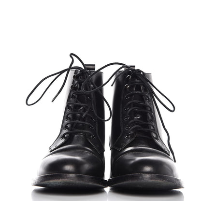 Saint Laurent Smooth Calfskin Ankle Boots 37 Black 2 of 10