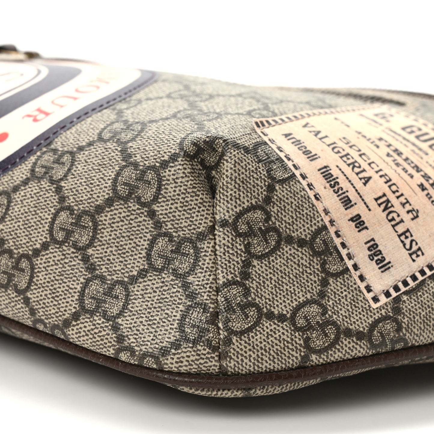 GG Supreme Monogram Courrier Belt Bag Beige New Acero