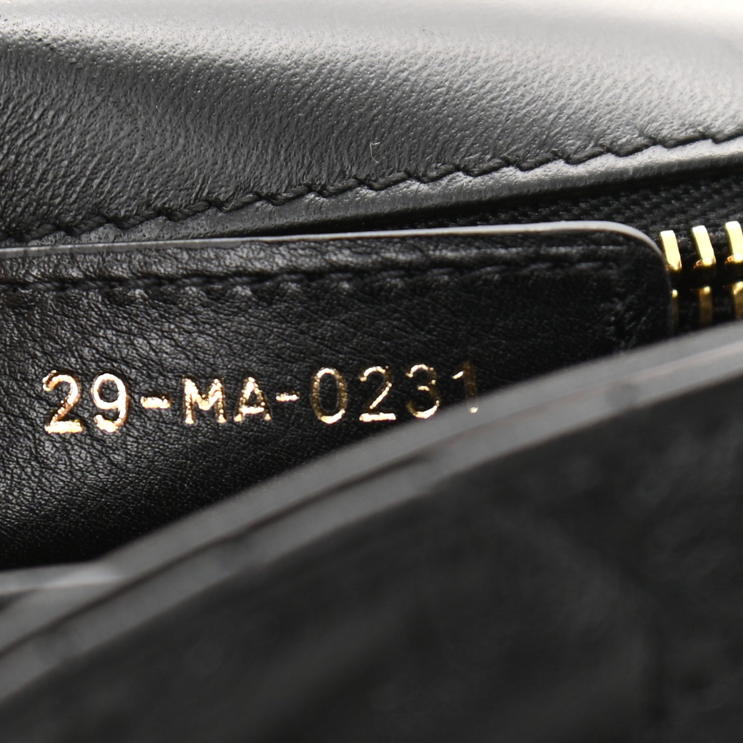 Calfskin Cannage Medium Caro Bag Black