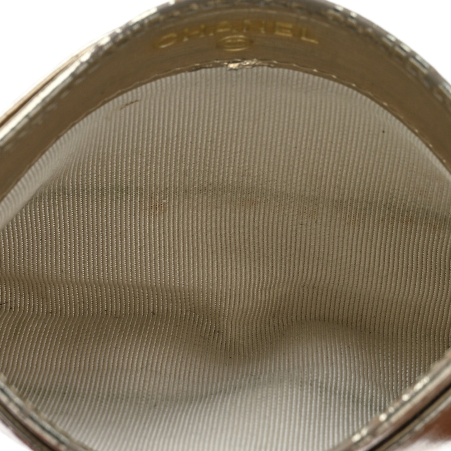 Metallic Calfskin CC Card Holder Gold