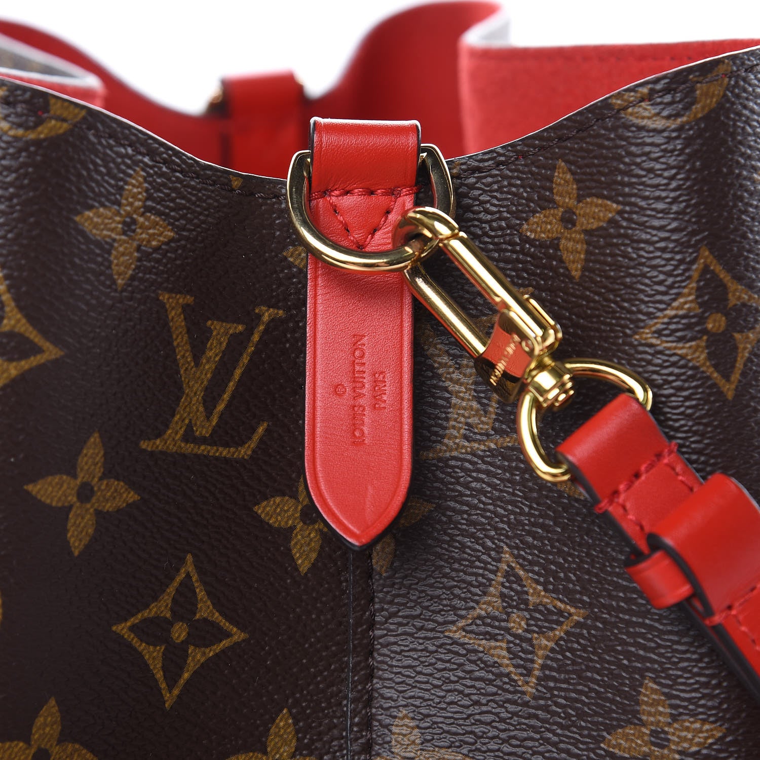 Louis Vuitton Monogram Neonoe MM Coquelicot 6 of 10