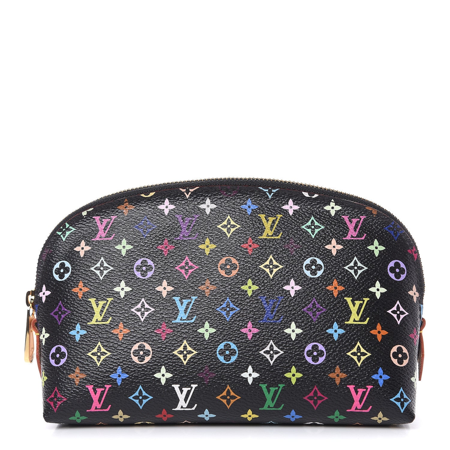 Louis Vuitton Monogram Multicolor Cosmetic Pouch Black Grenade 1 of 8
