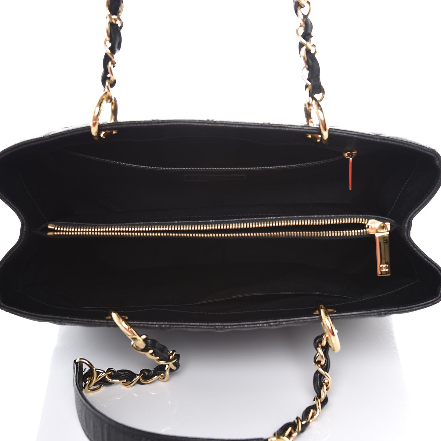 Caviar Quilted Grand Shopping Tote GST Black