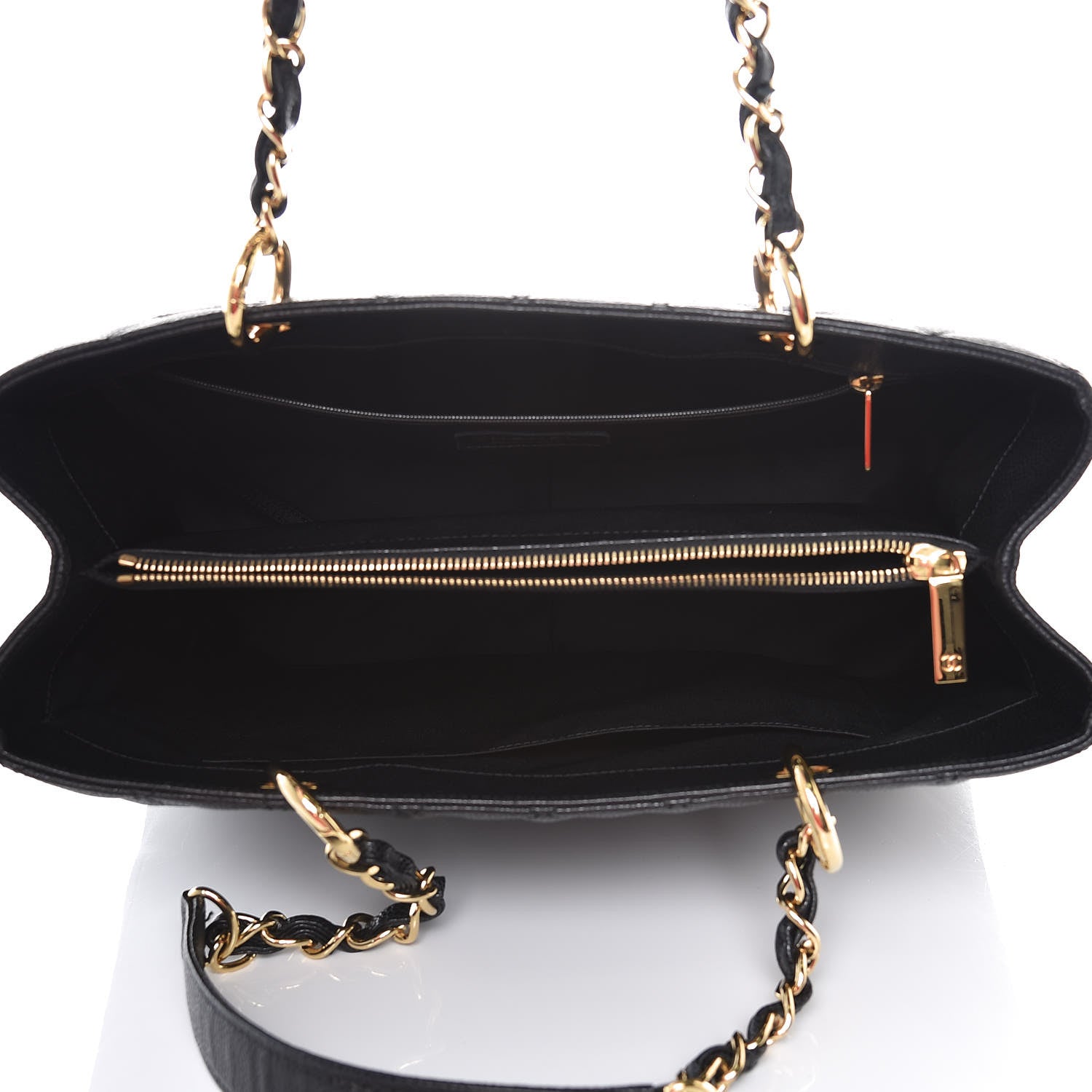 Chanel Caviar Quilted Grand Shopping Tote GST Black 5 of 13