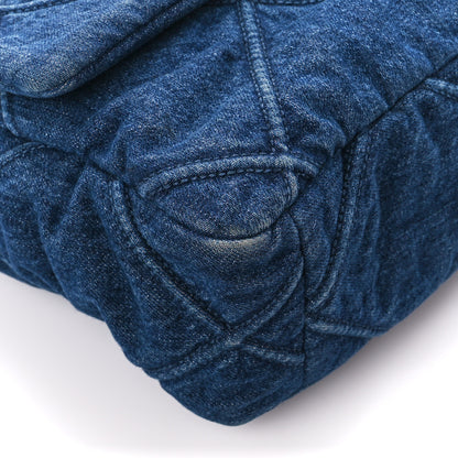 Chanel Denim Quilted Large Chanel 19 Flap Blue 9 of 11