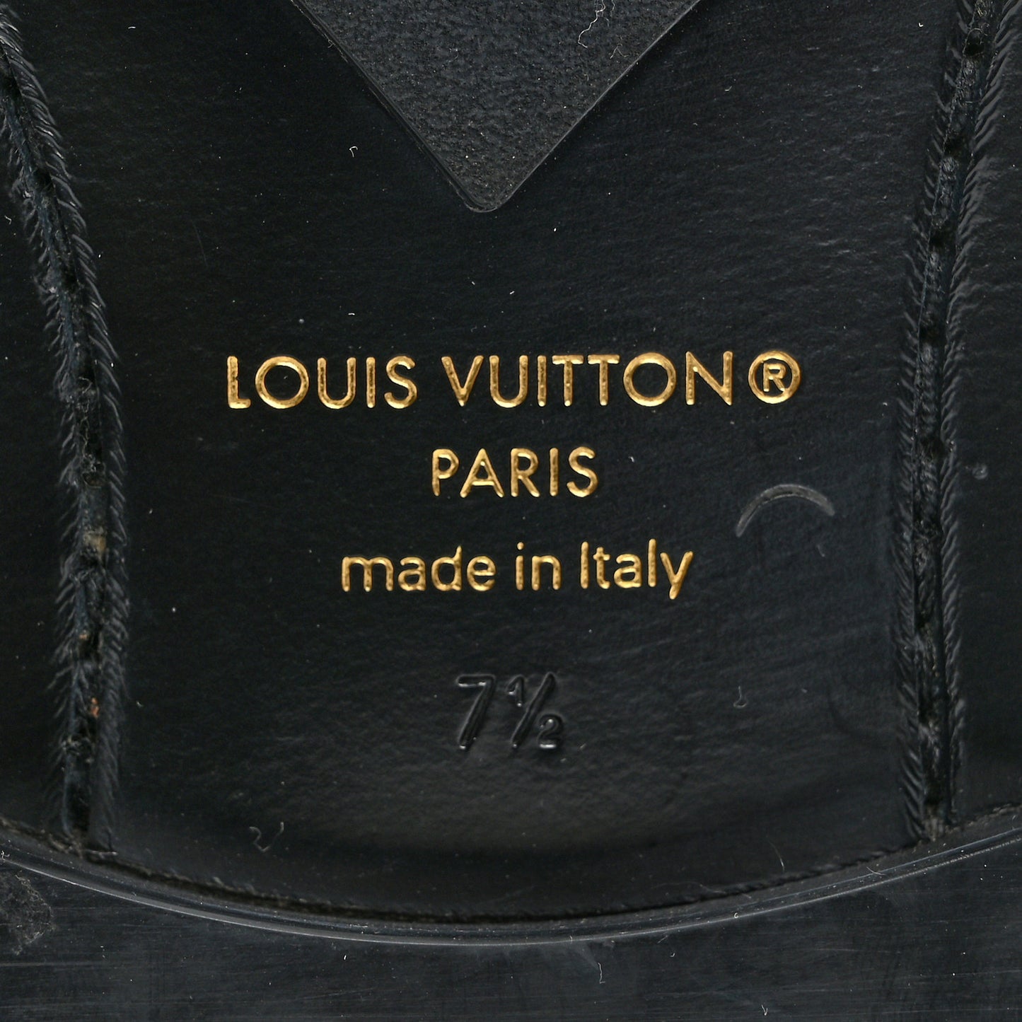 Epi Calfskin Mens Kensington Derby Lace Up Shoes 7.5 Black