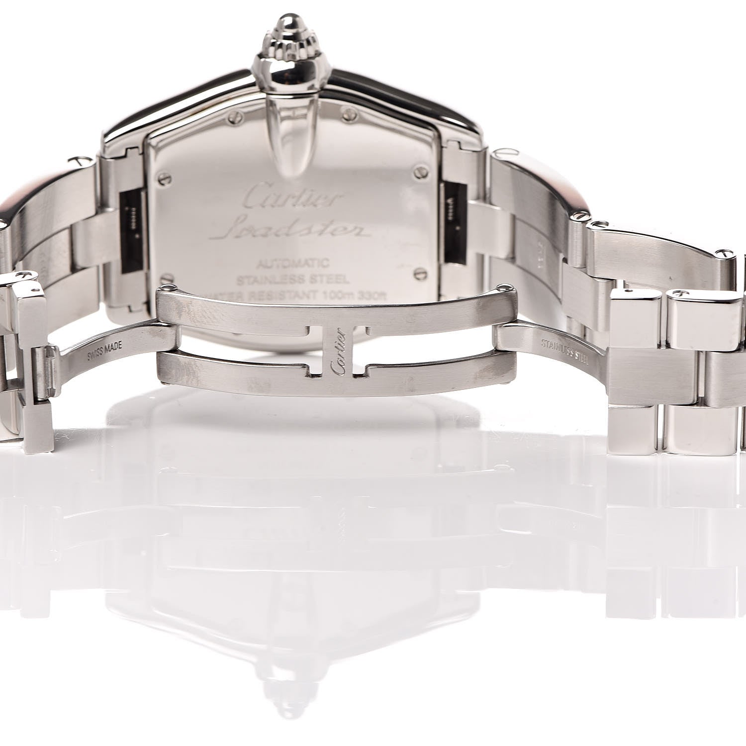 Cartier Stainless Steel 37mm Roadster Automatic Watch 6 of 12