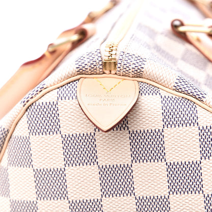 Louis Vuitton Damier Azur Speedy 30 7 of 9