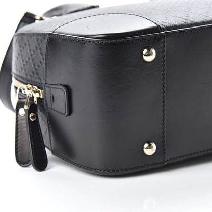 Gucci Calfskin Diamante Small Top Handle Bag Black 9 of 11