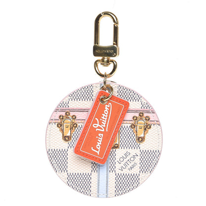 Louis Vuitton Damier Azur Summer Trunks Bag Charm Key Holder 1 of 12