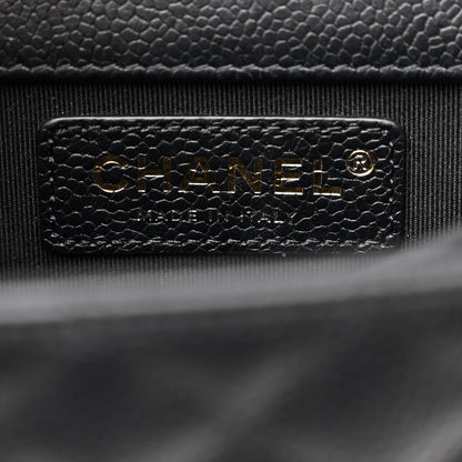 Chanel Calfskin Quilted North South Boy Flap Black 7 of 11