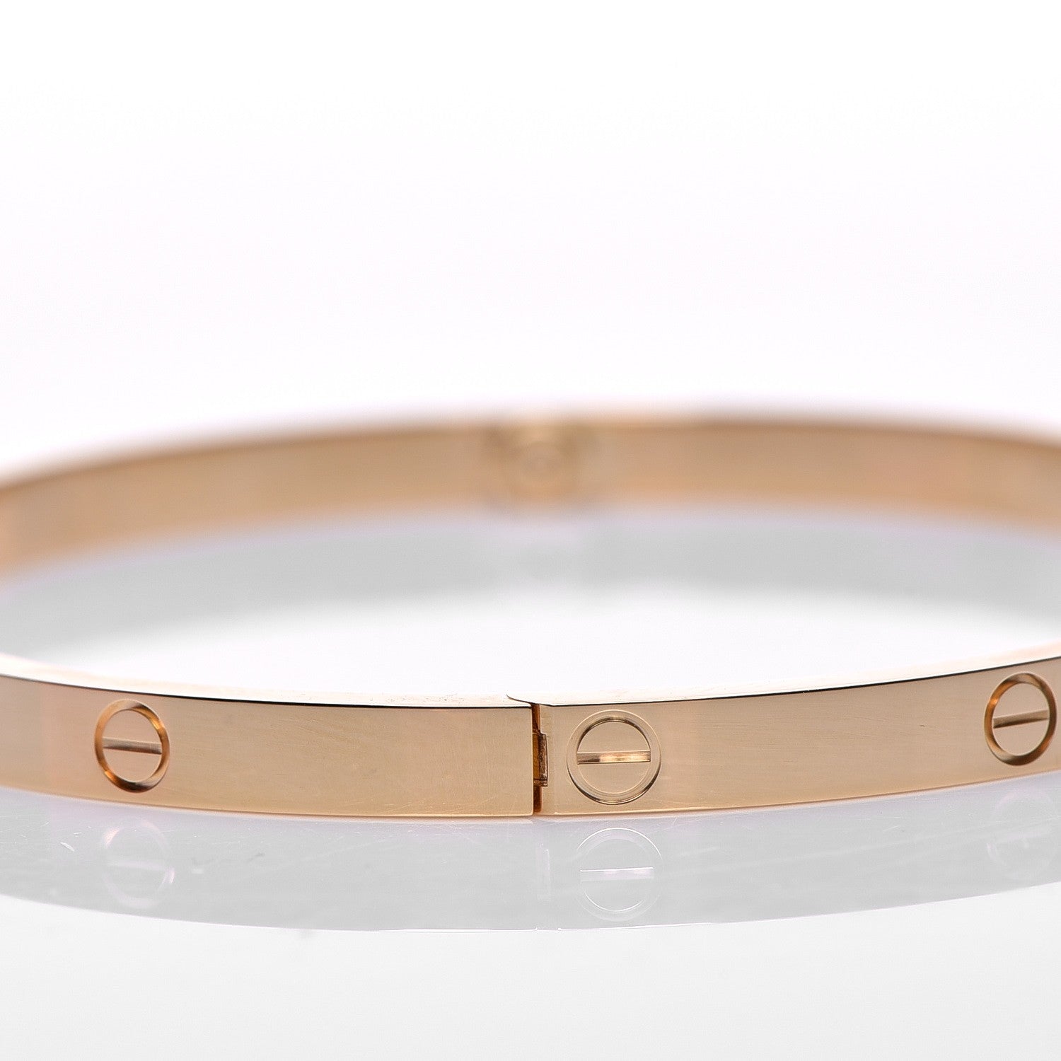 Cartier 18K Yellow Gold Small LOVE Bracelet 17 5 of 10