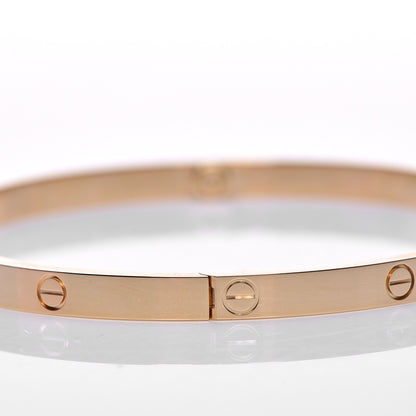Cartier 18K Yellow Gold Small LOVE Bracelet 17 5 of 10