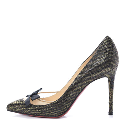Christian Louboutin Glitter Love Me 120 Pumps 39 Gold 1 of 11