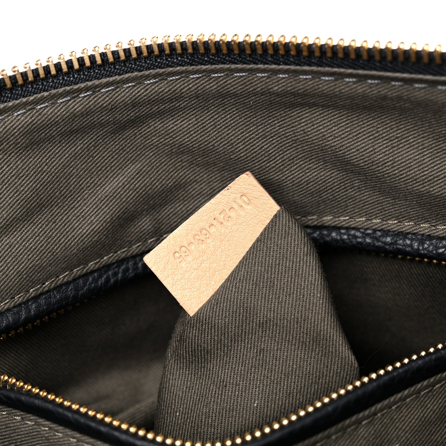Calfskin Medium Marcie Satchel Black