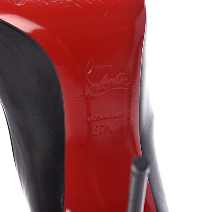 Christian Louboutin Shiny Nappa Pigalle Follies 100 Pumps 37.5 Black 6 of 8