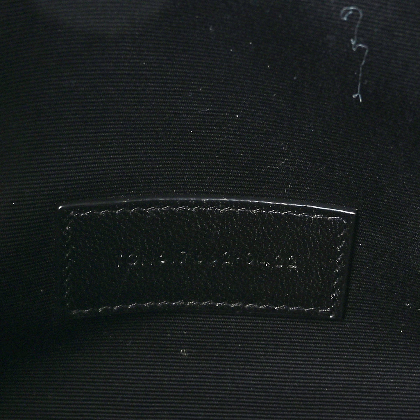 Grain De Poudre Matelasse Chevron Monogram Envelope Clutch Black