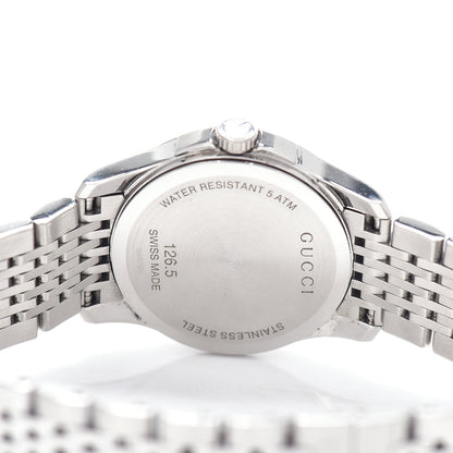 Gucci Stainless Steel 27mm G-Timeless Quartz Watch Brown 4 of 4