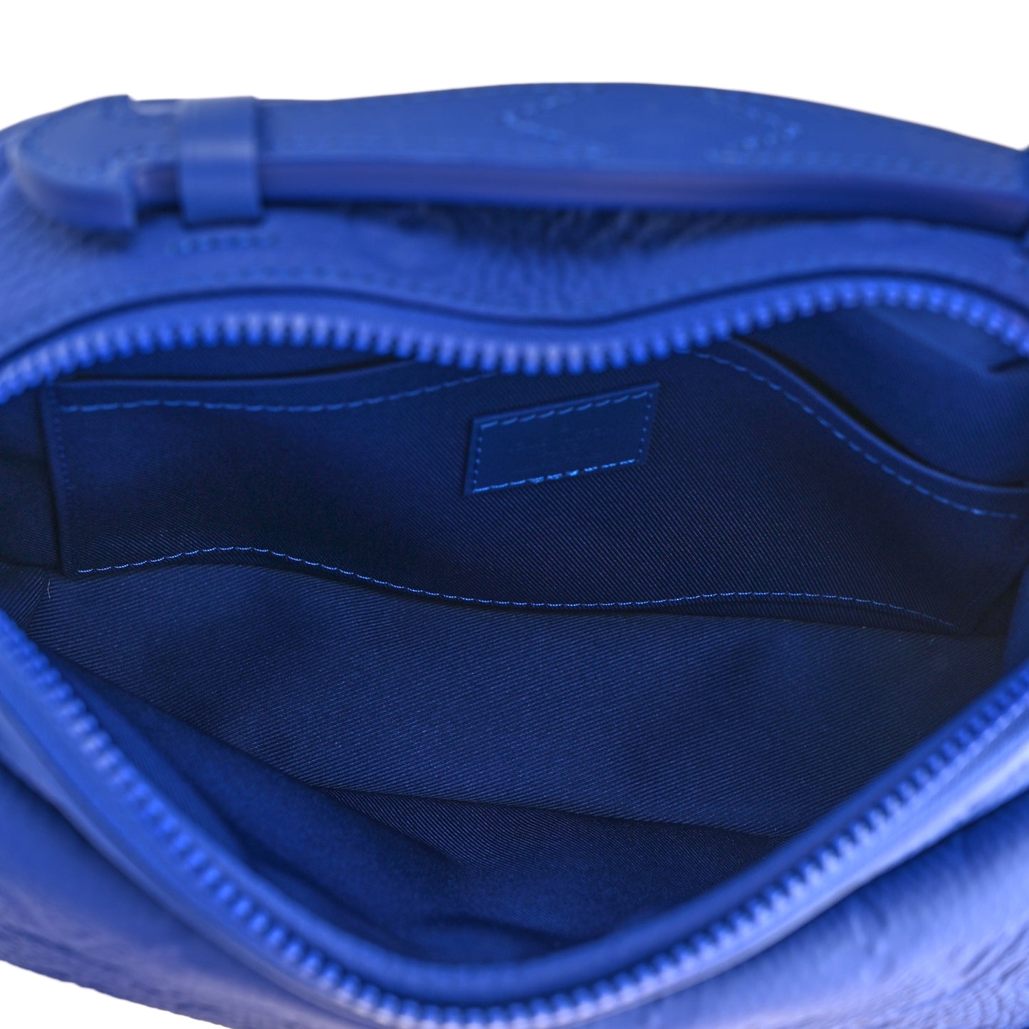Taurillon Monogram S Lock Messenger Blue