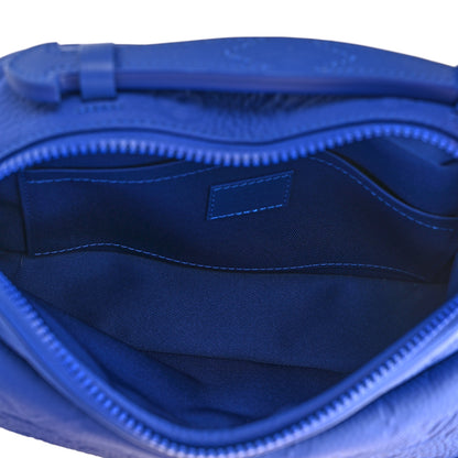 Louis Vuitton Taurillon Monogram S Lock Messenger Blue 4 of 9