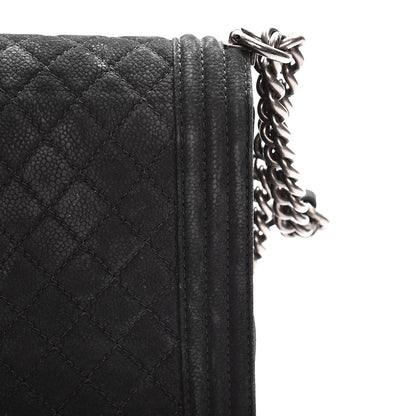 Chanel Iridescent Caviar Quilted Large Boy Flap Black 11 of 16