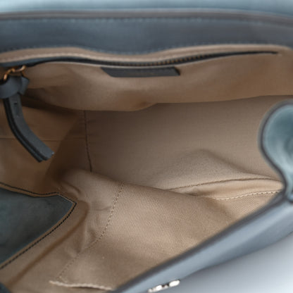 Chloe Suede Calfskin Small Faye Backpack Cloudy Blue 4 of 4