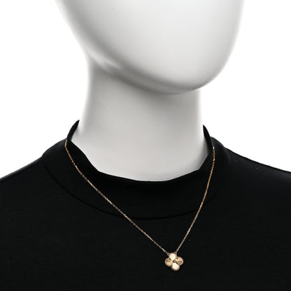 Van Cleef & Arpels 18K Yellow Gold Guilloche Vintage Alhambra Pendant Necklace 2 of 5