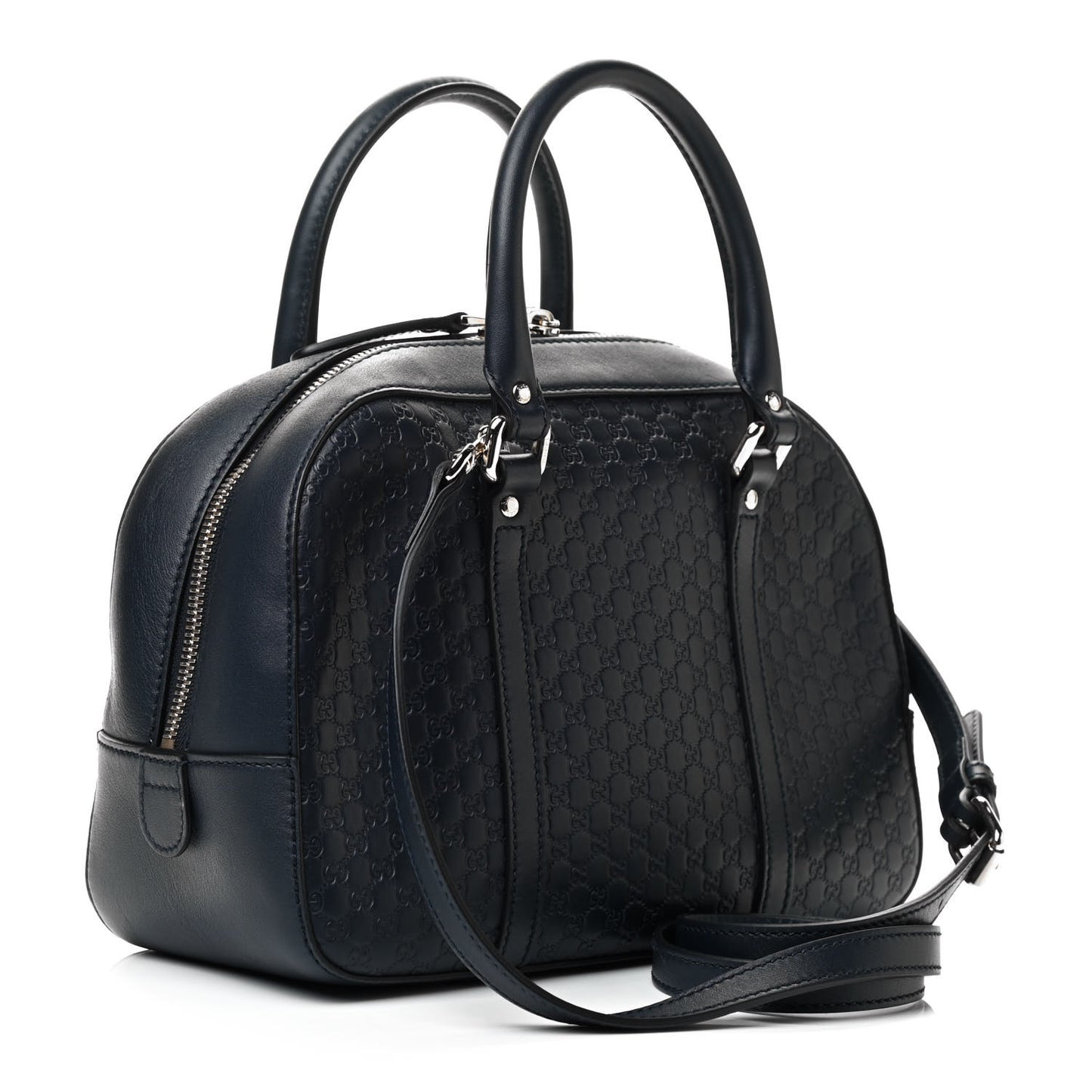 Microguccissima Medium Crossbody Bag Blue