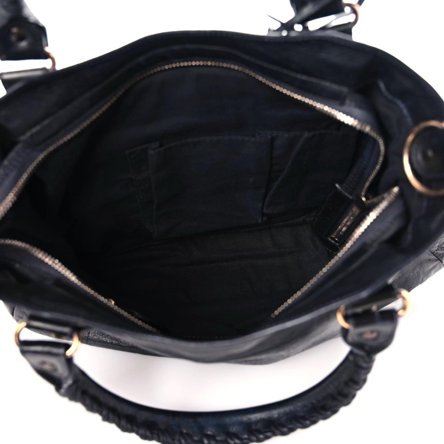 Balenciaga Agneau Giant 12 Rose Gold Hardware Town Black 13 of 18