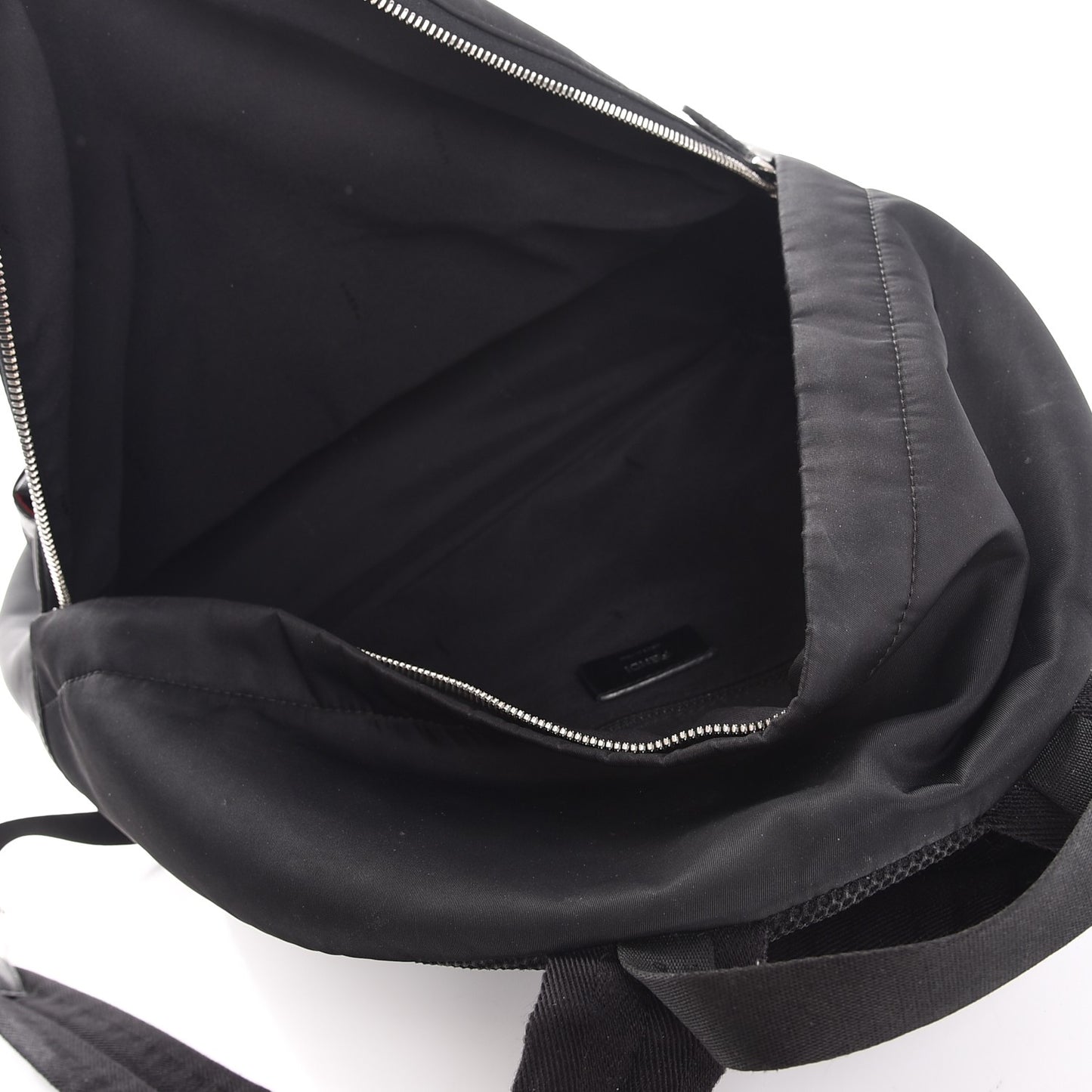 Nylon Vitello Elite Monster Eyes Rounded Backpack Black Yellow
