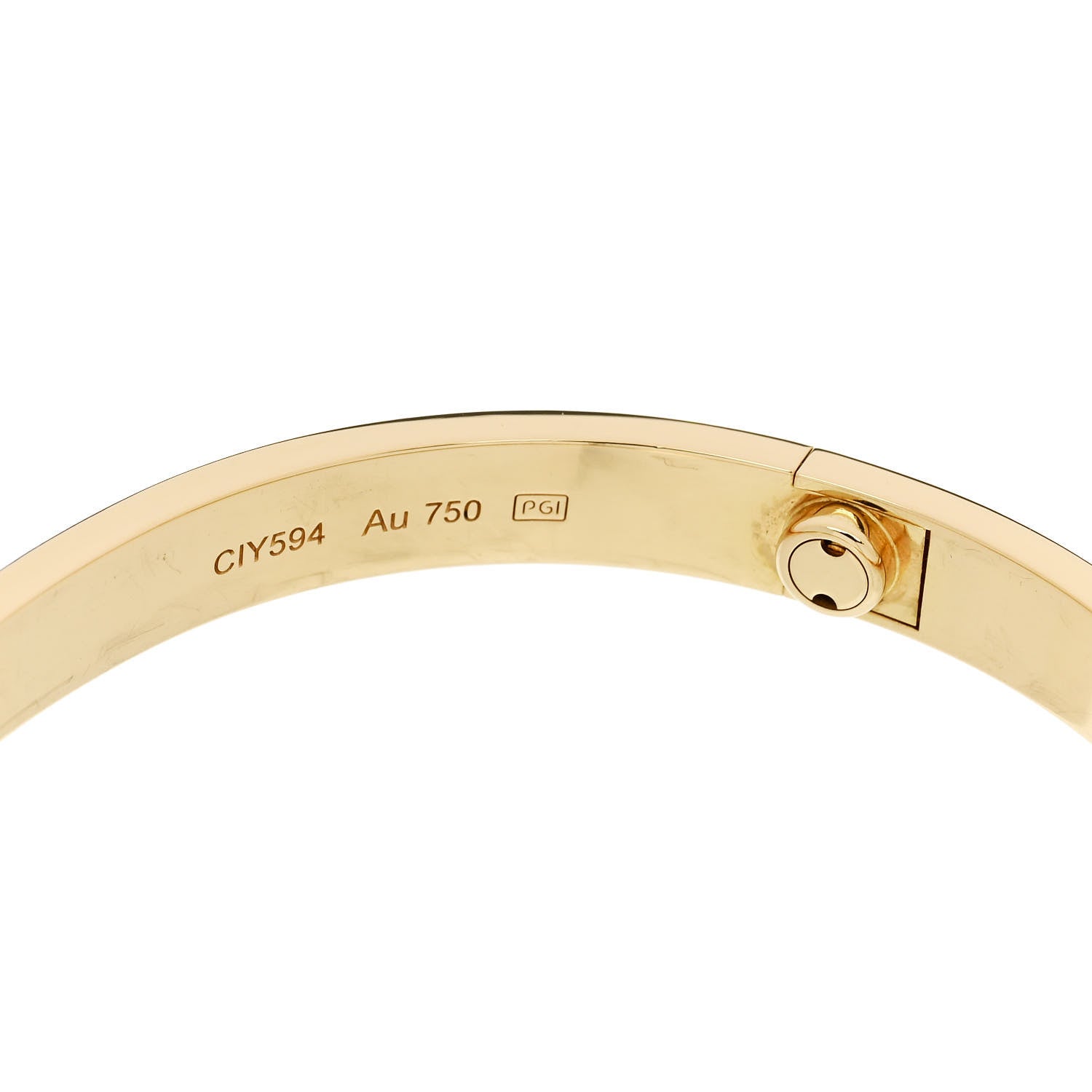 Cartier 18K Yellow Gold LOVE Bracelet 18 7 of 9