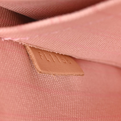 Louis Vuitton Damier Azur Neverfull MM GM Pochette Rose Ballerine 7 of 7